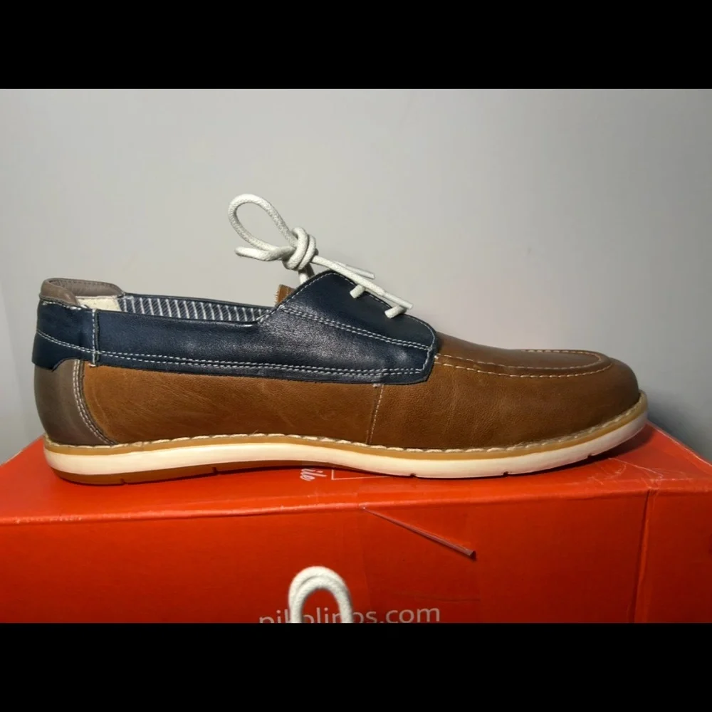 Pikolinos Jucar M4E-1035BFC1 Boat Shoes Brandy Leather Mens EU 43/US 9-9.5